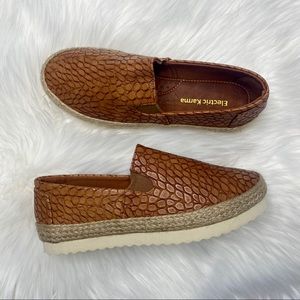 Electric Karma | Camel Espadrille | Sz 7